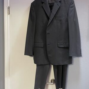 Calvin Klein Charcoal Gray Men's Suit